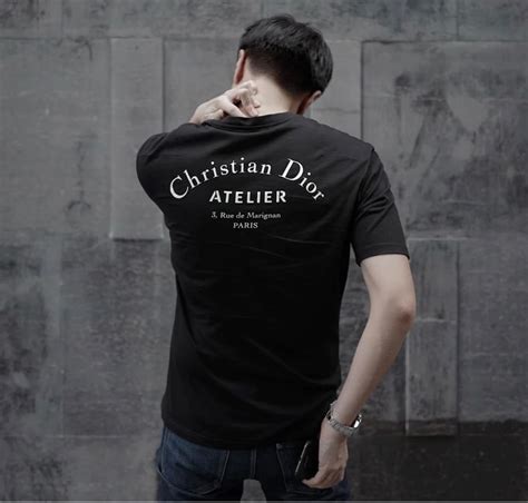 christian dior atelier t shirt replica difference|Christian Dior jersey price.